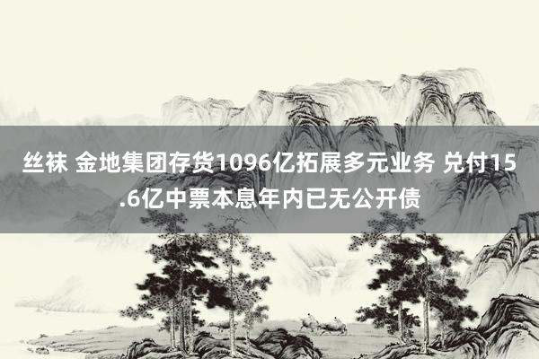 丝袜 金地集团存货1096亿拓展多元业务 兑付15.6亿中票本息年内已无公开债